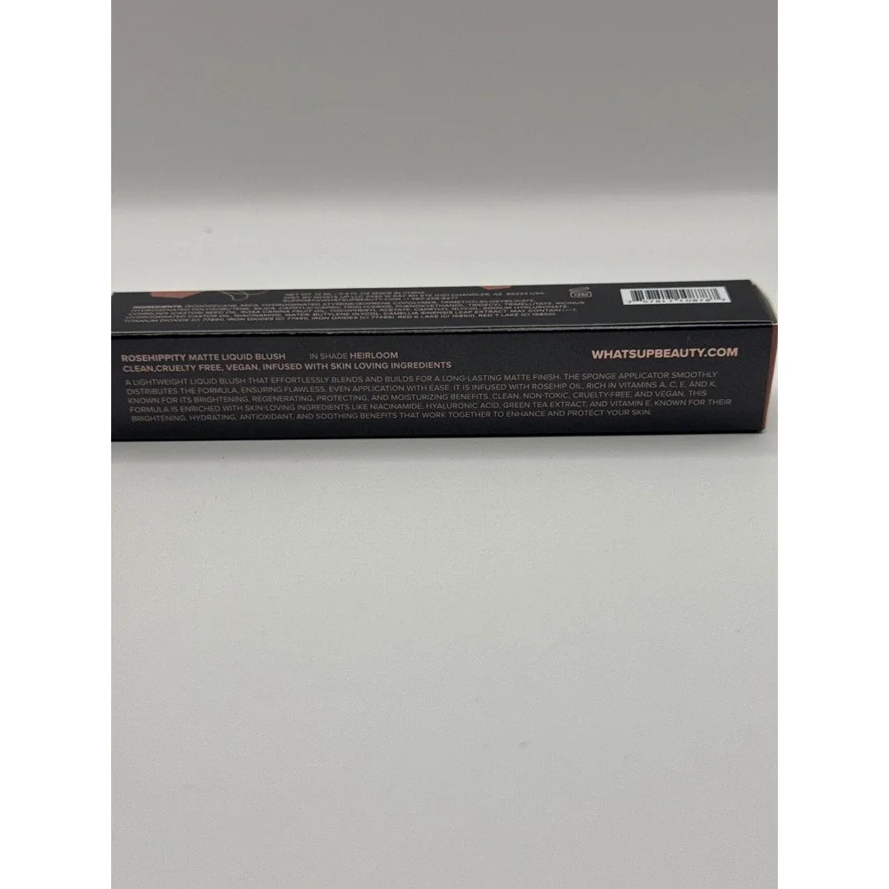Whats Up Beauty Rosehippity Matte Liquid Blush Heirloom‎ 12ml BNIB Clean Vegan